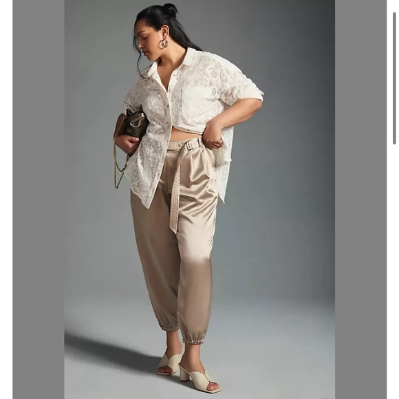 Anthropologie Tops - White Lace button down